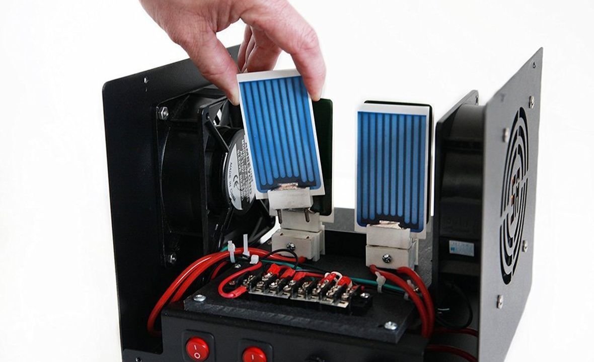 Ózongenerátor belülről