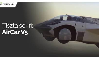 Tiszta sci-fi: az AirCar V5 mindent visz!