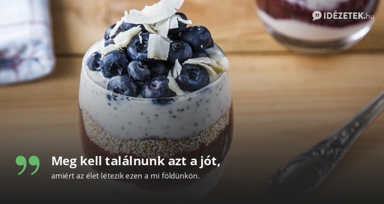 Meg kell találnunk azt a jót,